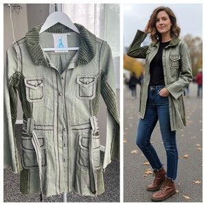 Stylish Green Women's Jacket made in USA